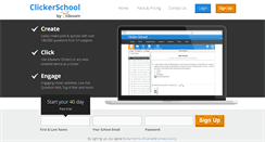 Desktop Screenshot of clickerschool.com