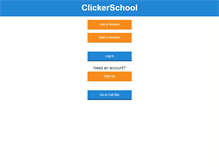 Tablet Screenshot of clickerschool.com